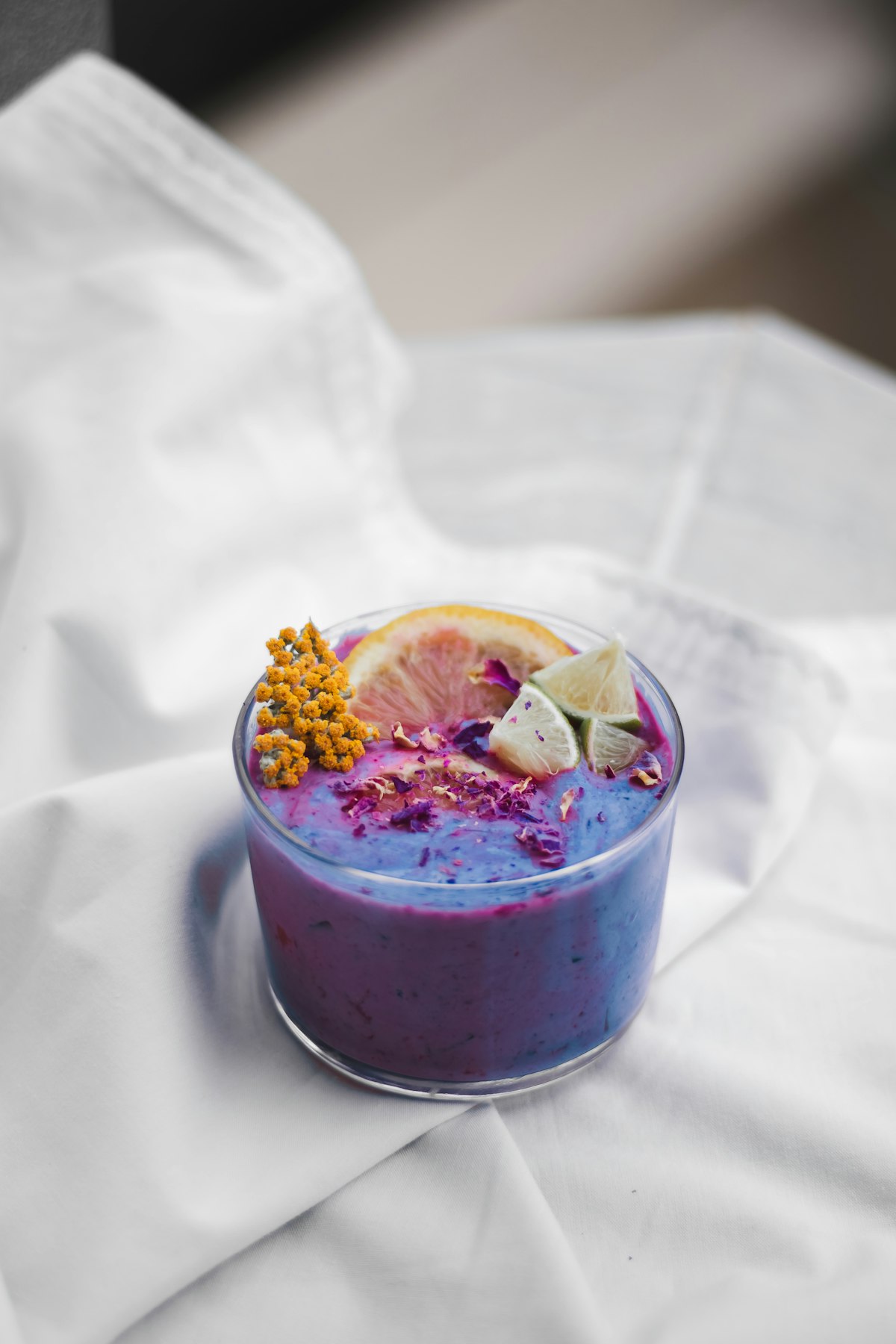Purple ube smoothie